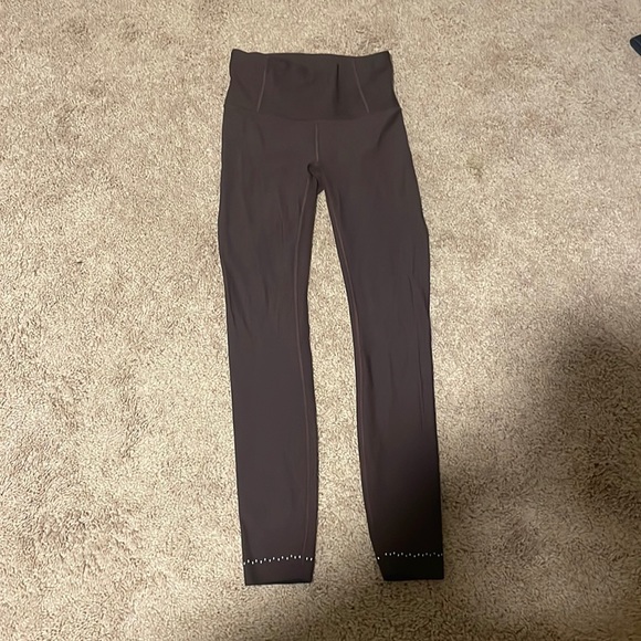 Lululemon Wunder Train High-Rise Tight 25" size 6 In Brown - Picture 1 of 3